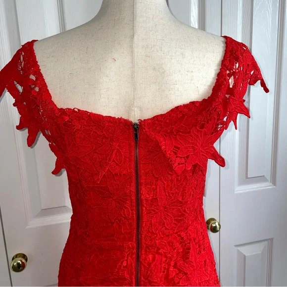 ASTR THE LABEL RED DRESS  SIZE M - Picture 5 of 14